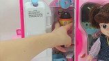 芭比娃娃玩具：宝露露在糖糖的超市买冰激凌