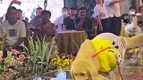 狗狗克服对玻璃的恐惧，登台为主人送婚戒