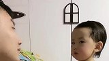 宝宝：咱家有啥好吃的没有，爸爸：吃没了，没想到宝宝语出惊人