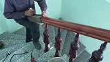 实拍日本木匠安装楼梯扶手，看完才知道什么叫高手在民间，服了