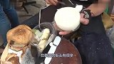 泰国街头是怎么切椰子的，这种切法还是第一次见