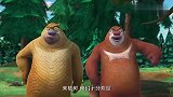 熊出没：肥波就是强哥变强路上的阻碍，把强哥的咸鱼吃了一半