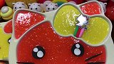 用唇釉、眼线笔、史莱姆给牛头胶染色，无硼砂，好减压