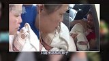 何猷君奚梦瑶儿子首度曝光，出生六天出院，被保姆抱上车露出侧脸