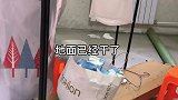 在厨房睡的最后一天，收拾一下就可以回房间睡了太开心了！
