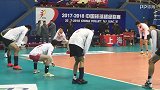 排超-1718赛季-山东男排赛前热身  满屏都是“长腿小鲜肉”！-花絮