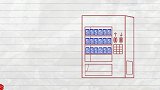铅笔动画：铅笔人得到了饮料
