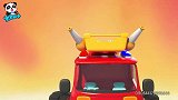 宝宝巴士疯狂怪兽车：消防车出任务，安装水龙头，立马就能灭大火