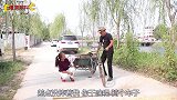 爆笑喜剧：美女因为晒玉米不让过路，没想二叔一招解决，太搞笑了