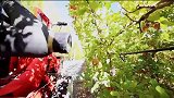 外国人收苹果的机器，一对一的收割技术，形状就像是八爪鱼一样！