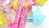 儿童过家家玩具组装，日本可爱丽佳娃娃玩具超市购物商城