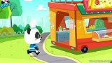 宝宝巴士之百变奇妙家族：披萨摊主，卖力的披萨摊主败给了冰淇淋
