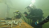 实拍水下工人焊接技术，这难度你能做到吗