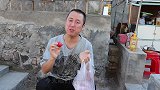 今天牙痛，做了一锅疙瘩汤，汤鲜味美，全家都爱喝