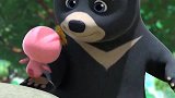 萌鸡小队：黑熊叔叔带朵朵去找粉红色花朵