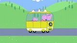 小猪佩奇：猪爸爸开着汽车出去玩，结果没油了，出师不利没办法