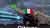 恶搞世界杯！墨西哥剑士遭巴西BOSS一掌拍死