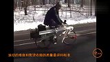 活久见！疯狂另类的极限运动悬崖上熨衣服