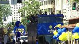 篮球-17年-勇士夺冠大游行 奥克兰全城狂欢-专题