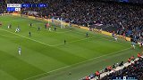 上半场补时第2分钟曼城球员京多安射门 - 被扑