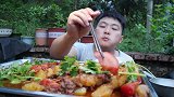 2斤半牛腩，做一大盘土豆番茄牛腩，下饭吃简直太爽