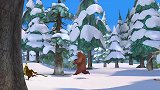 熊出没：光头强装扮雪怪，被熊大识破了，简直太逗了！