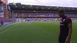 第71分钟热那亚球员克里斯蒂安·罗梅罗射门