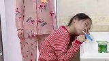 叫了五遍终于起床了，以为在洗漱，没想到是换了个地方睡！