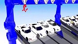 启蒙教育 3D动画给玩具车喷上漂亮的颜色 趣味学习