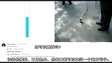 老外老外看中国“大爷”在地上写字，网友那支画笔很酷