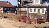 俄罗斯西伯利亚地区的农村