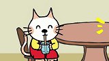 小猫汤米：小汤米不简单，拿着几根吸管，就能演奏音乐