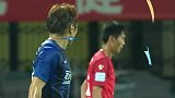 杨家威快速突破送巧妙一传 汪嵩原地施射皮球稍稍偏出