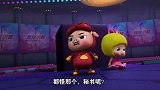 猪猪侠：三尾狐也有绝招，顿时身形一分为二，开始追击猪猪侠