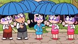 搞笑唐唐：你是怎么收雨伞的？