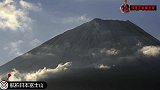 航拍美景如画的日本富士山