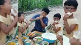 半大小子，吃穷老子！