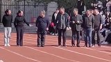 高校运动会校长带头参加跑步