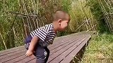 儿子这一跳，反正我是笑坏了！