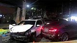 中国台湾：不满被朋友追讨AA制酒费 男子当街追撞狂砸车