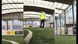 脚后跟颠球！难度系数非常高 小伙子不错