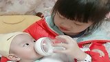 宝妈自从儿子出生后，姐姐变成了小大人！