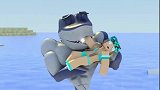 MC动画：梦幻沙滩，艾利克斯爱上了肌肉鲨鱼