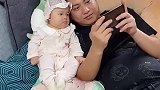 果然是爸爸的贴心小棉袄啊