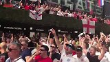 超级震撼！千名英格兰球迷广场高唱助威神曲