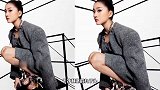 关晓彤“极线眼妆”时尚大片，穿红色渔网袜扎高马尾，酷飒又惊艳