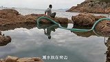 打过窝料的深坑鱼获群龙乱舞，真是凶猛的海货