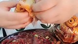 吃母海螺，八爪鱼也有眉毛