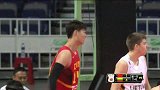 中国男篮-15年-中立男篮对抗赛G2：立陶宛三角配合得分-花絮