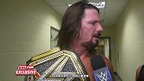 WWE-18年-极限规则大赛赛后采访 AJ高调宣称SD属于自己-花絮